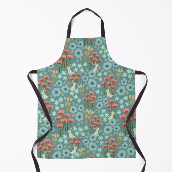 Item preview, Spring bunnies - turquoise designed and sold by Trine Tollefsen.