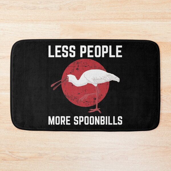 Item preview, Less People Birder Birdwatching Spoonbill Bird print designed and sold by jakehughes2015.