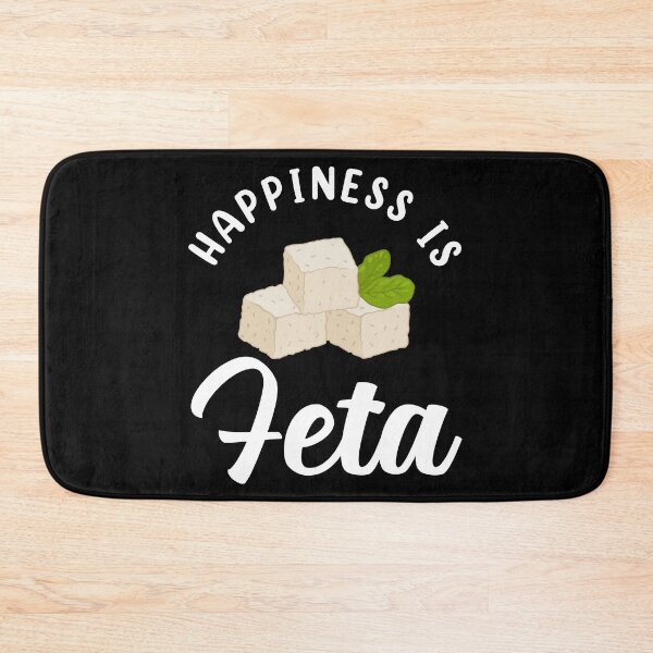 Item preview, Greek Food Cheese Happiness Is Feta print designed and sold by jakehughes2015.