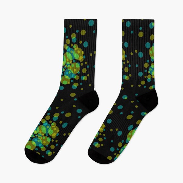 Item preview, Cyan and yellow bubbles design designed and sold by Okashimai.