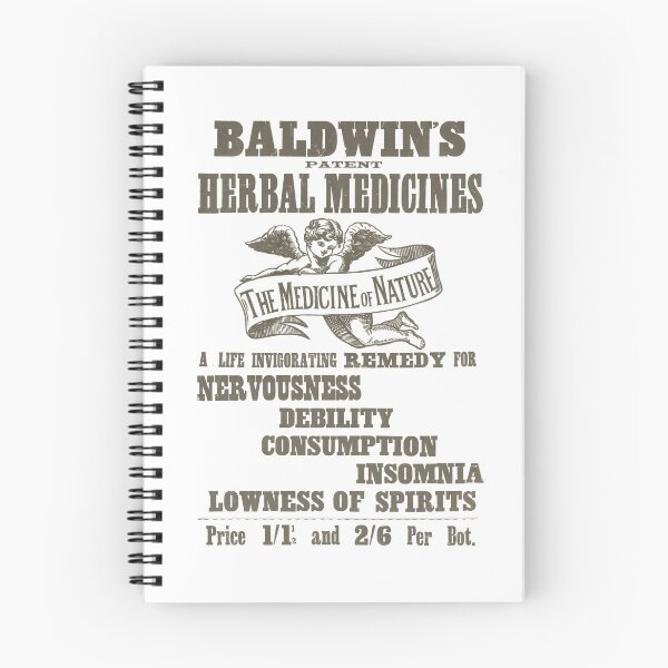 Item preview, Baldwin's Patent Herbal Medicines designed and sold by ChickAndHawk.