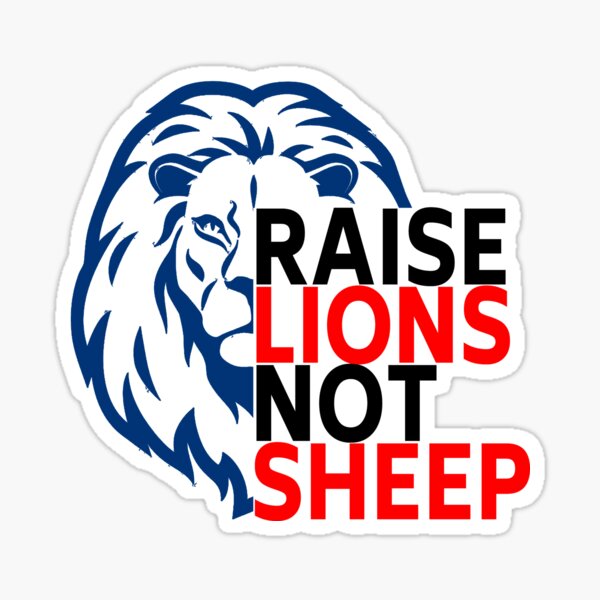 Lions Not Sheep Patriot Gifts & Merchandise Redbubble