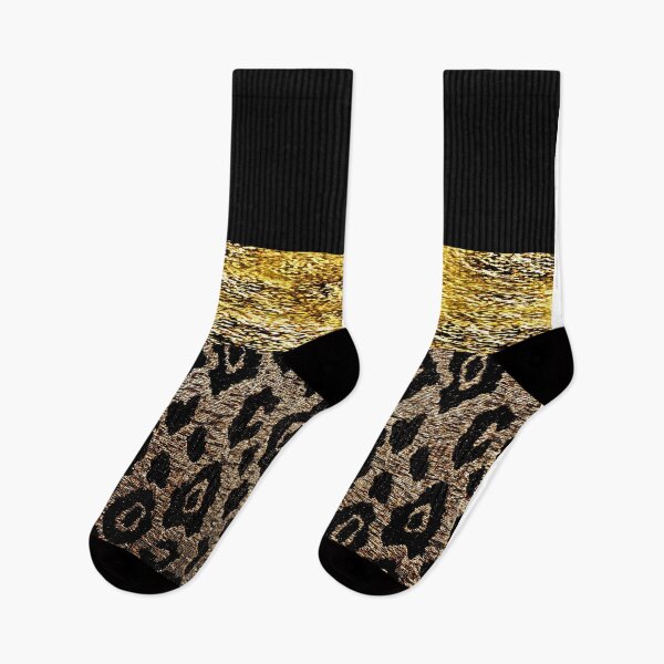 Item preview, Animal Print Black and Gold and Brown Cheetah and Leopard designed and sold by Overthetopsm.