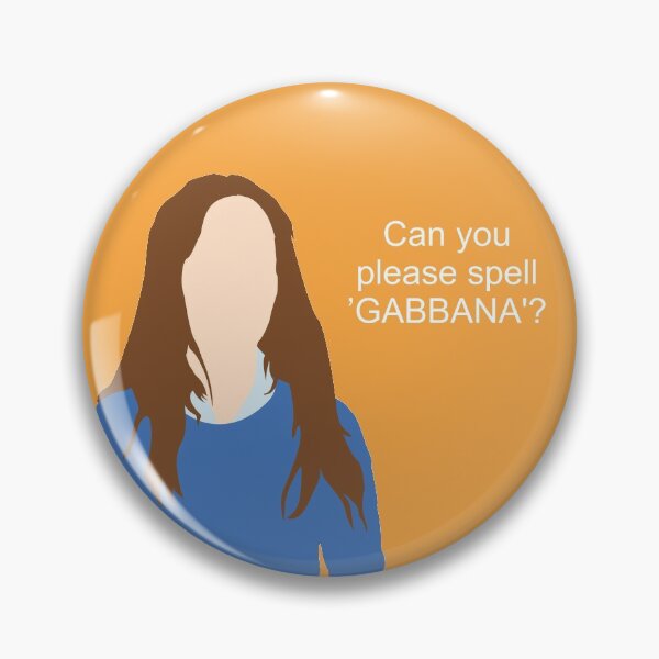 Item preview, "Can you please spell ’Gabbana'?" designed and sold by FilmFreakDesign.