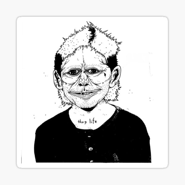 Mind Altering Hugs (2) : “Thug Life” Sticker