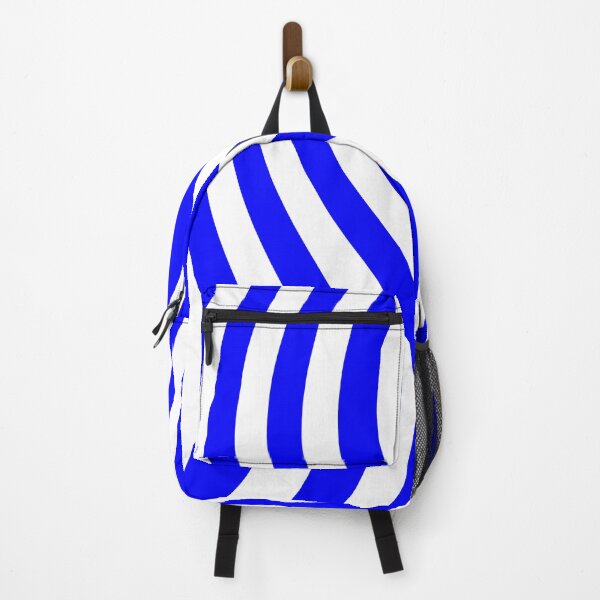 Item preview, Blue white stripes optical illusion designed and sold by hendeJens.
