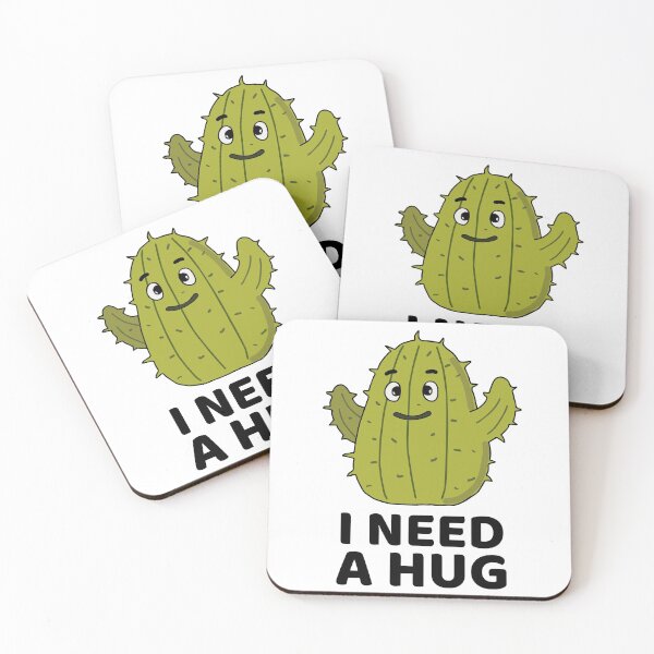 Item preview, I Need A Hug Cactus designed and sold by HBMGarden.