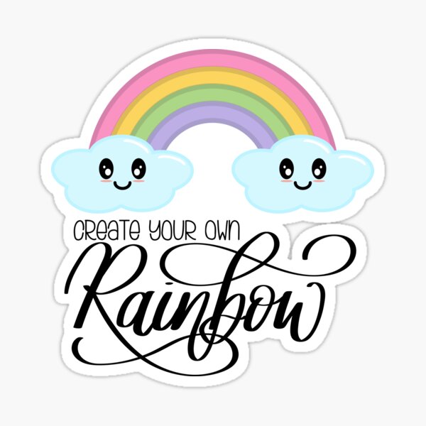 Be Your Own Rainbow Mini Stickers