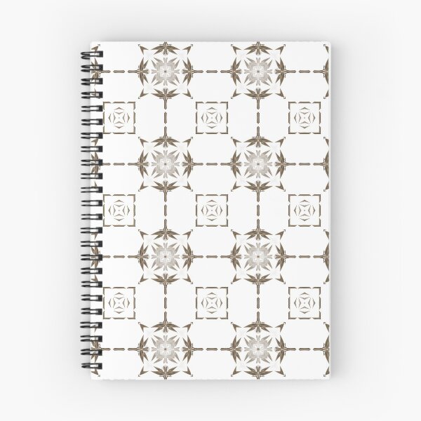 Item preview, Bamboo Square Dance 2 Brown White Geometric Abstract Pattern by Jenny Meehan  designed and sold by Jenny Meehan Art Prints and Patterns  .