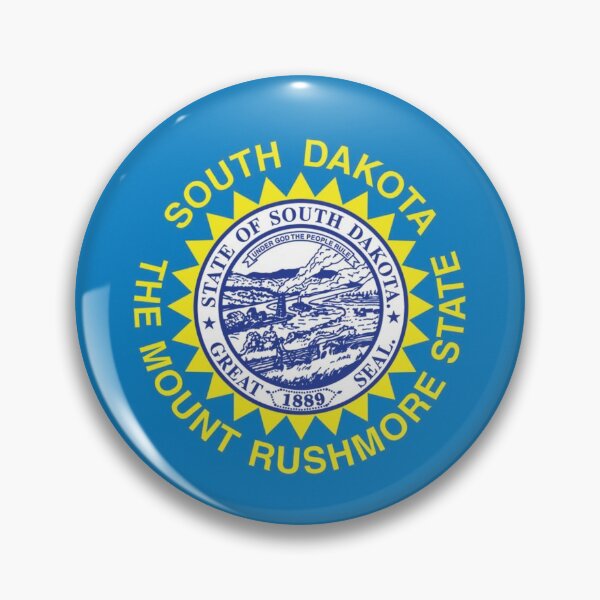 Item preview, South Dakota State Flag designed and sold by Derek Rebuck.
