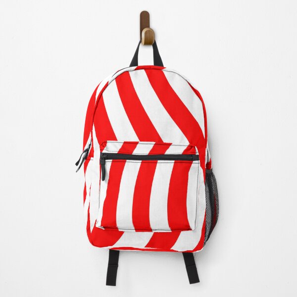 Item preview, red white stripes optical illusion designed and sold by hendeJens.