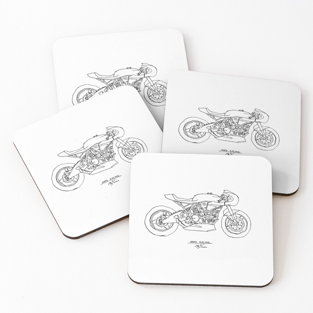 Item preview, Coasters (Set of 4) designed and sold by MotoTime.