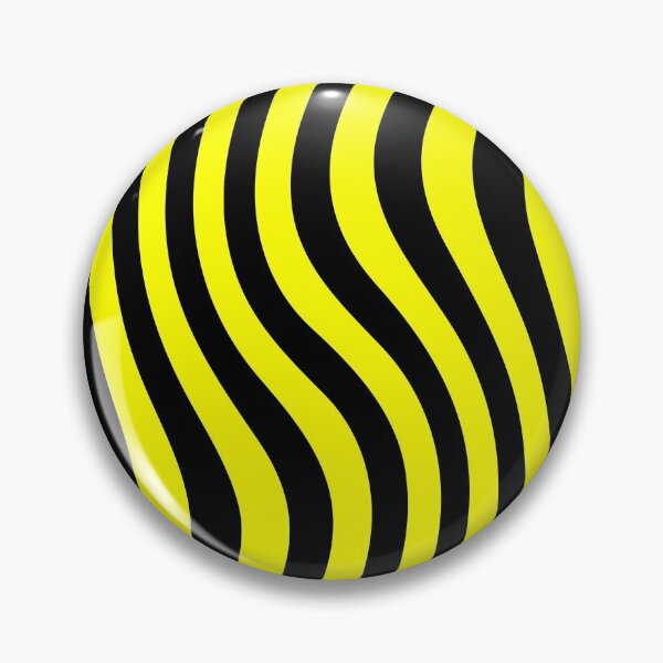 Item preview, black yellow stripes optical illusion designed and sold by hendeJens.