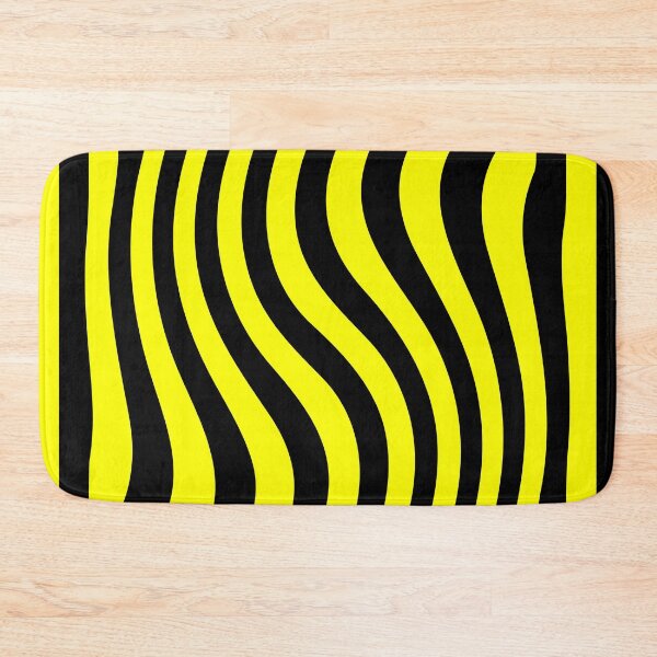 Item preview, black yellow stripes optical illusion designed and sold by hendeJens.