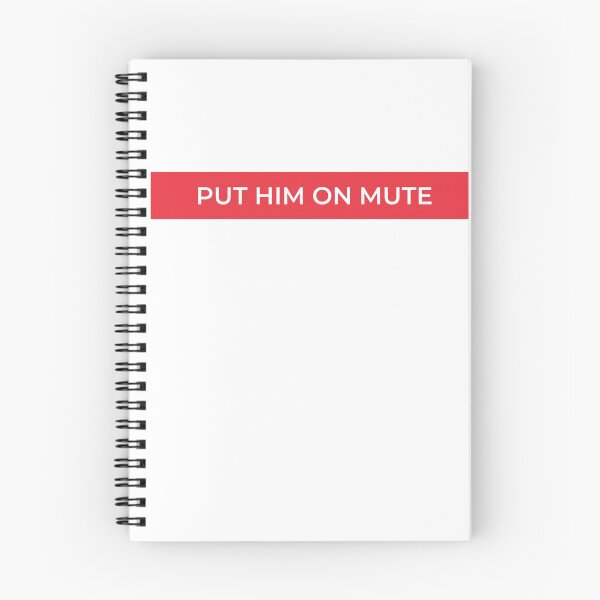 Item preview, Put Him On Mute Tshirt designed and sold by dhazall.