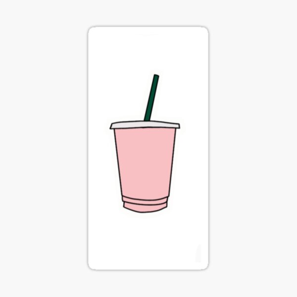 Vsco Starbucks iced drinks sticker pack  Sticker for Sale by