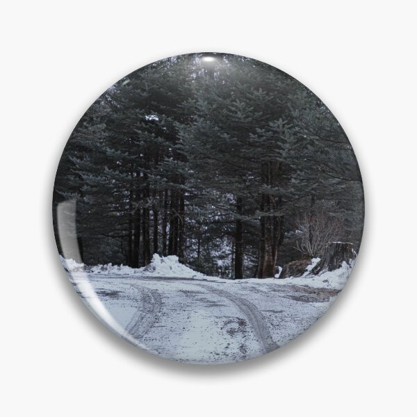 Item preview, Beautiful snowy road with tire track leading to a beautiful snowy mountain in Sikkim, India  designed and sold by FCEalin.
