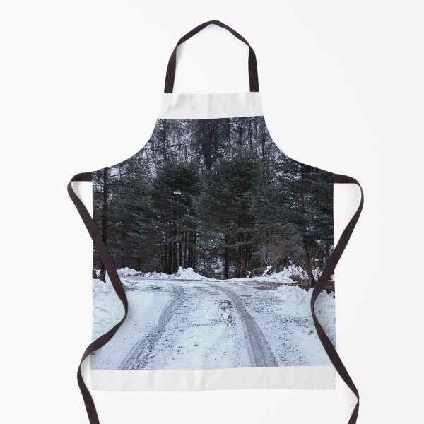 Item preview, Beautiful snowy road with tire track leading to a beautiful snowy mountain in Sikkim, India  designed and sold by FCEalin.