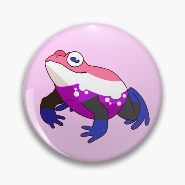 Item preview, Genderfluid Pridefrog designed and sold by amphibian-a-day.