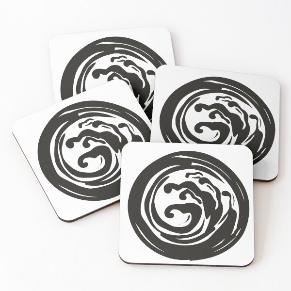 Item preview, Clouds and waves Japanese Mon designed and sold by WheeklysaurusCo.