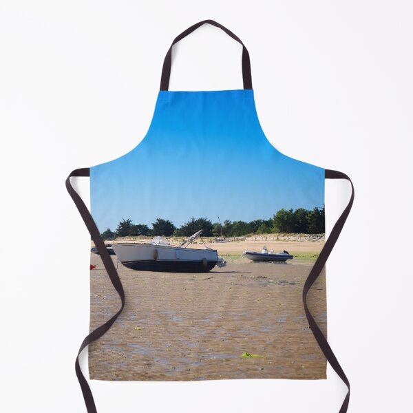 Item preview, boats laying on the sand at lowtide designed and sold by FotoMahieu.