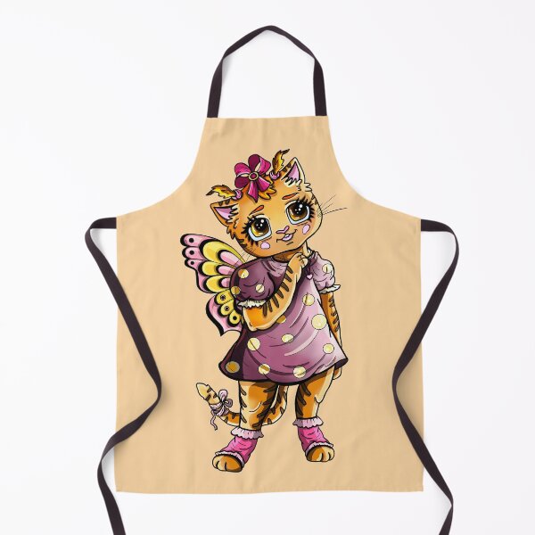 Item preview, Cartoon character, cute little girl tiger with butterfly wings. designed and sold by LaraCoolart.