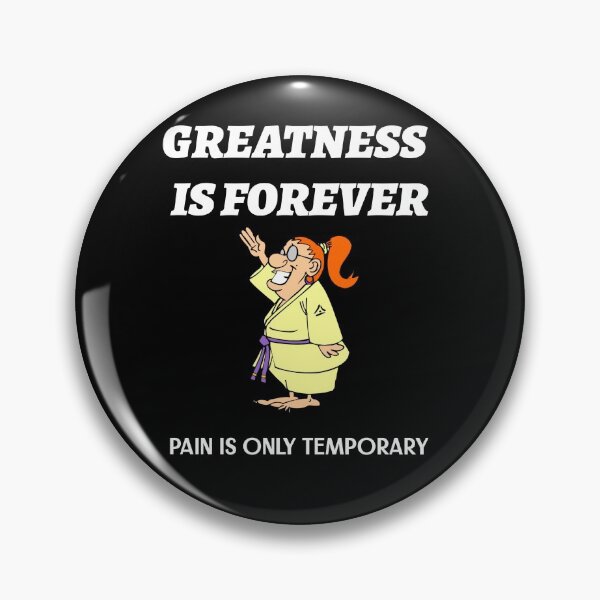Item preview, Inspirational quote greatness is forever designed and sold by GaryDobson.