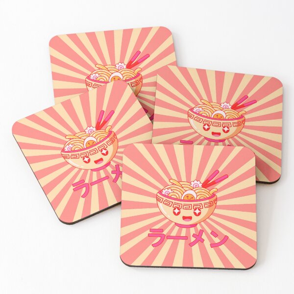 Item preview, Kawaii Bowl of Cute Ramen Pink designed and sold by Nossikko.