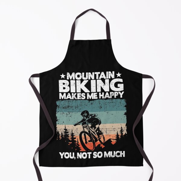 Item preview, Mountain Biking Makes Me Happy Funny Vintage MTB Gift designed and sold by Stronzi.