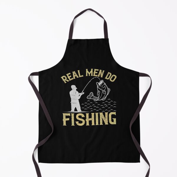 Item preview, Real Men Do Fishing - Funny Fishing Fisherman Gift designed and sold by dm4design.