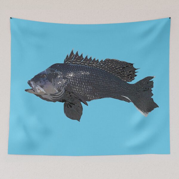 Item preview, Black Sea Bass Color Design designed and sold by designsasstultd.