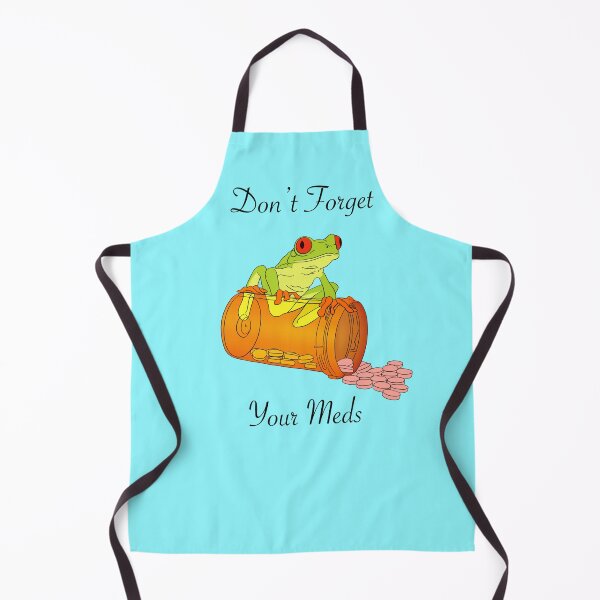Item preview, Don’t Forget Your Meds Tree Frog designed and sold by LovedButtercup.