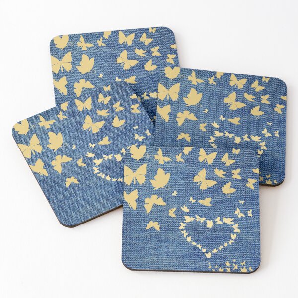 Item preview, Butterflies in Love on Blue Jeans designed and sold by Ksaavet.
