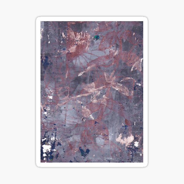 Elegant, Soft Lilac Textured Abstract Sticker
