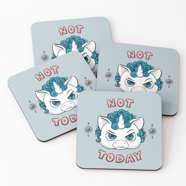 Item preview, Not Today Angry Unicorn designed and sold by glachhabria.