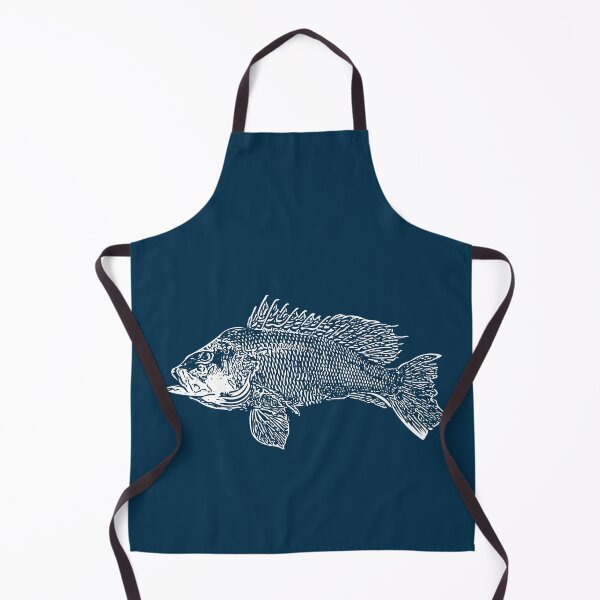 Item preview, Black Sea Bass White Design designed and sold by designsasstultd.
