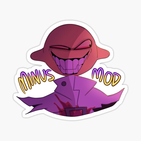 More Minus Lemon Demon (Friday Night Funkin' Minus Mod) Sticker