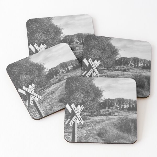 Item preview, Black and White Railroad Crossing designed and sold by LMHVAN.