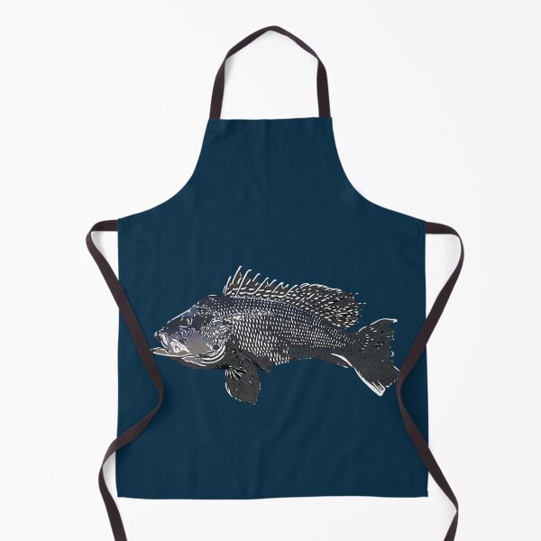 Item preview, Black Sea Bass White Alternate Design designed and sold by designsasstultd.
