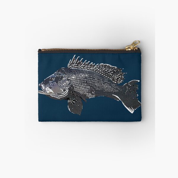 Item preview, Black Sea Bass White Alternate Design designed and sold by designsasstultd.