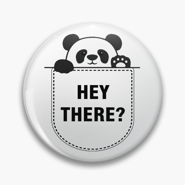 Item preview, panda hey there? designed and sold by MallsD.