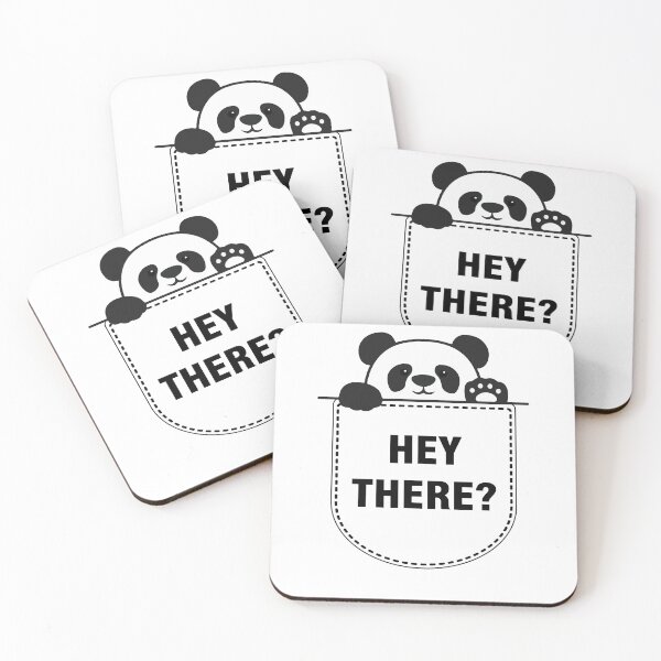 Item preview, panda hey there? designed and sold by MallsD.