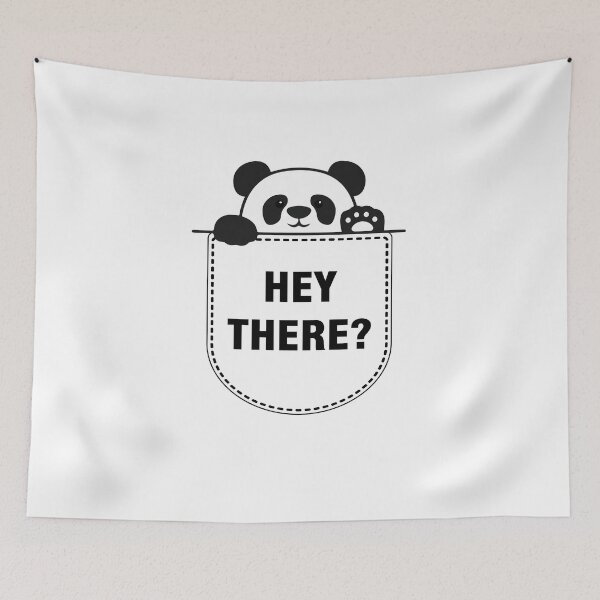 Item preview, panda hey there? designed and sold by MallsD.