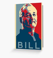 Bill Murray, Obama Hope Poster Greeting Card