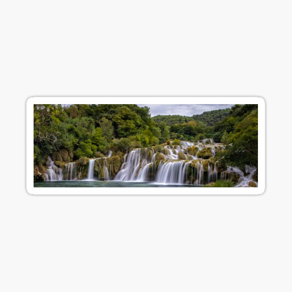 The waterfalls of Krka Sticker