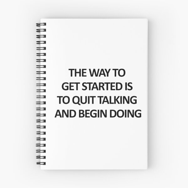 Item preview, The Way To Get Started Is To Quit Talking And Begin Doing designed and sold by askarne.