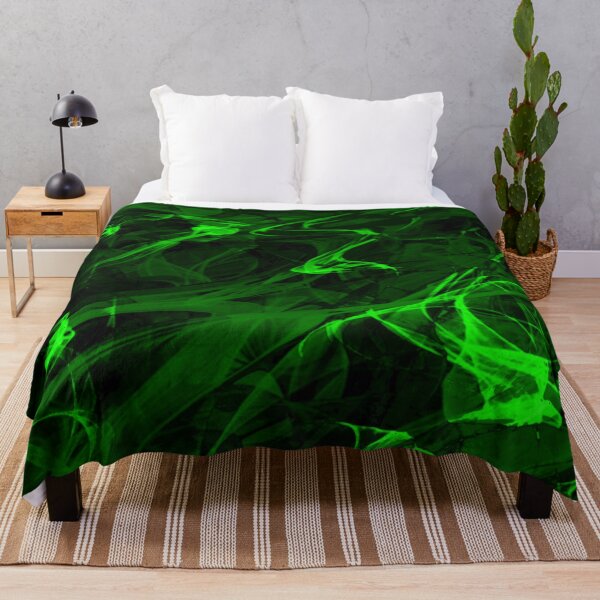 Item preview,  Electrifying green visual abstract art designed and sold by ByPeachyDesigns.
