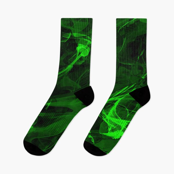 Item preview,  Electrifying green visual abstract art designed and sold by ByPeachyDesigns.