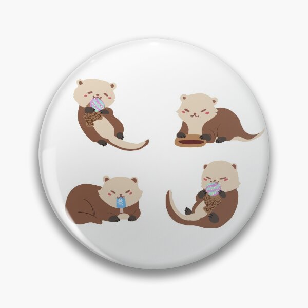 Item preview, Cute Sea Otters Eating Taiyaki, Dorayaki -- Wagashi Otters -- Cute Desserts designed and sold by Alice Cheng.