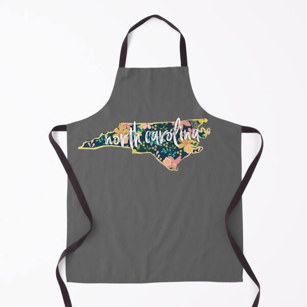 Item preview, north carolina floral state outline art designed and sold by aurorassadprose.